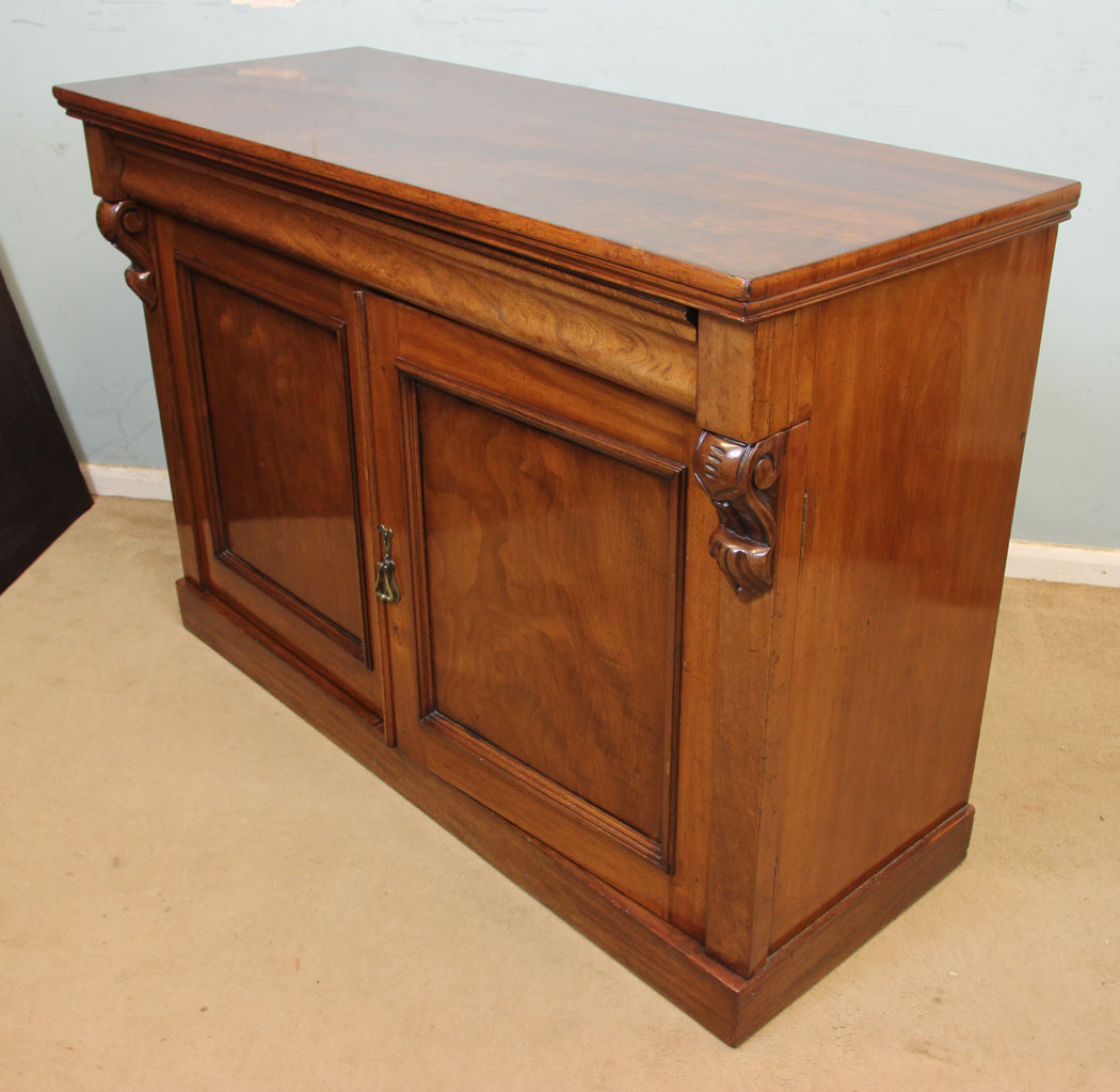 Antique Sideboard Base, London, Antique Mahogany Chiffonier Sideboard Base