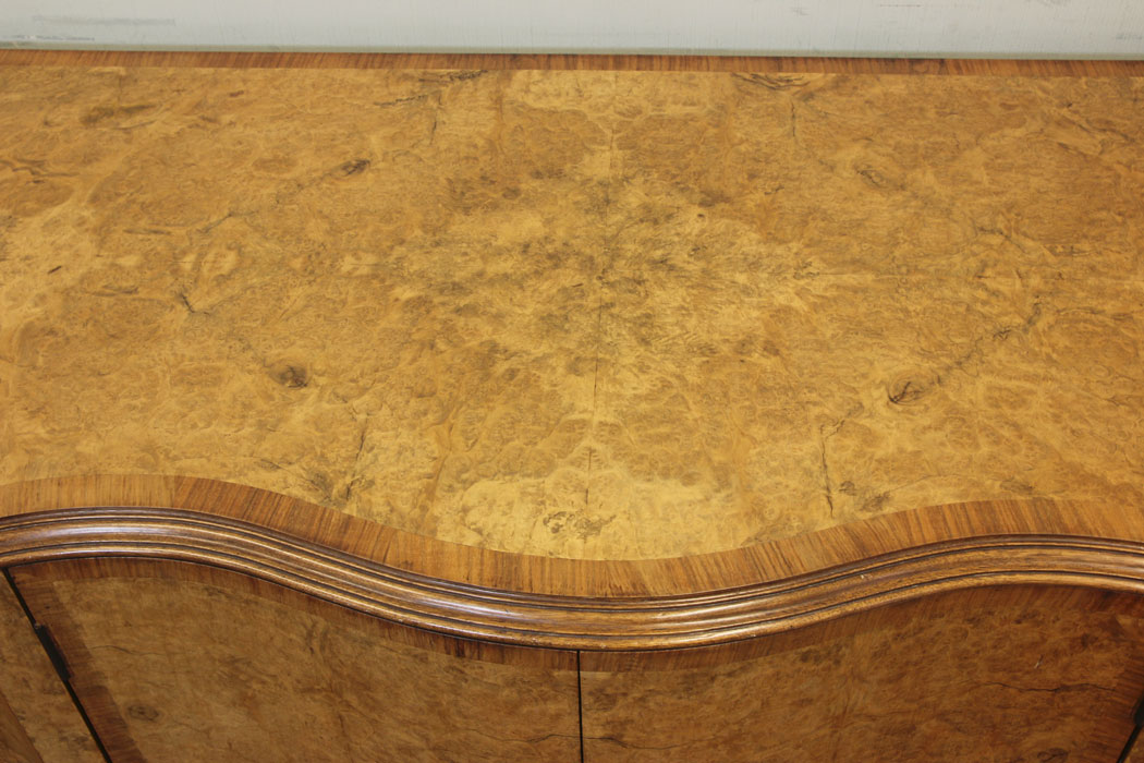 Antique Sideboard, Antique Burr Walnut Sideboard Drinks Cabinet