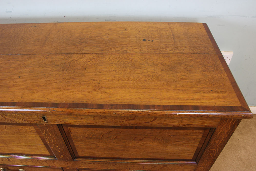 Antique 19th Century Mule Chest, Coffer, London, Antique 19th Century Oak Mule Chest / Coffer