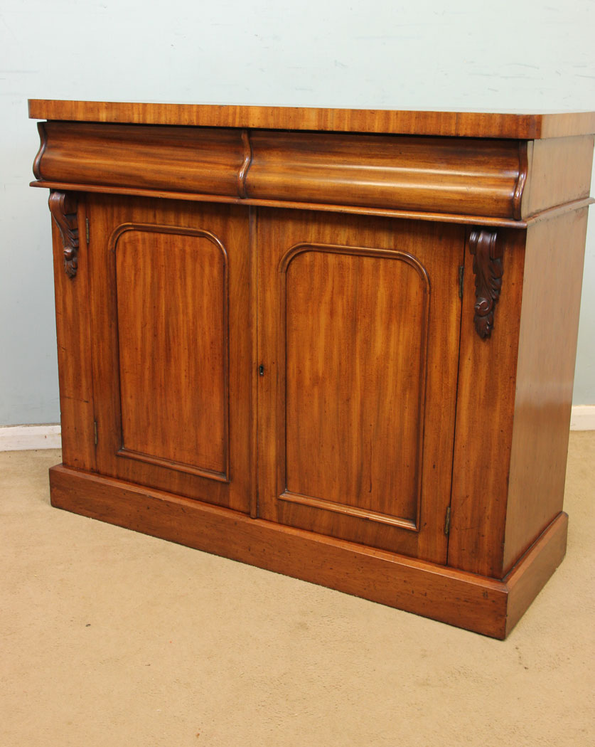 Antique Chiffonier Sideboard, Antique Victorian Mahogany Chiffonier Sideboard Base