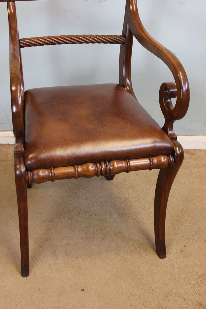 Antique Mahogany Carver Armchair, Antique Victorian Mahogany Carver Desk Chair