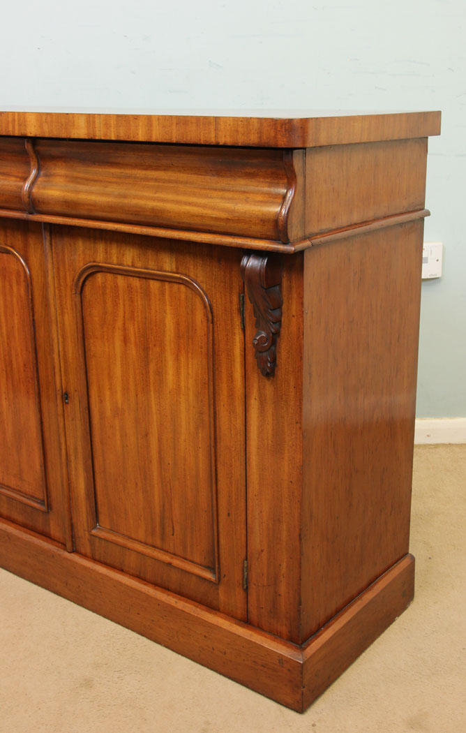 Antique Mahogany Chiffonier Sideboard, Antique Victorian Mahogany Chiffonier Sideboard Base