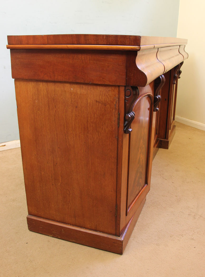 Antique Victorian Mahogany Sideboard, London, Antique Victorian Mahogany Sideboard Base