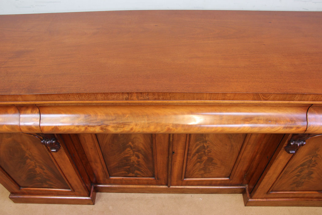Victorian Mahogany Chiffonier Sideboard, Antique Victorian Mahogany Sideboard Base