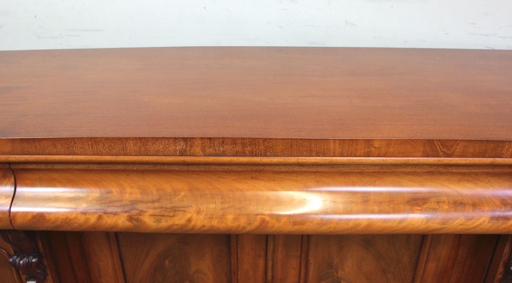 Victorian Mahogany Sideboard, Antique Victorian Mahogany Sideboard Base