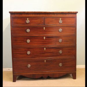 Antique Victorian Mahogany Chest of Drawers.