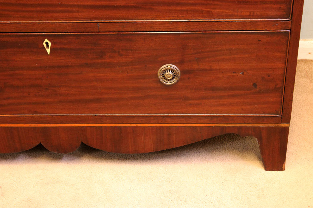 Antique Mahogany Chest of Drawers, Norfolk, Antique Victorian Mahogany Chest of Drawers.