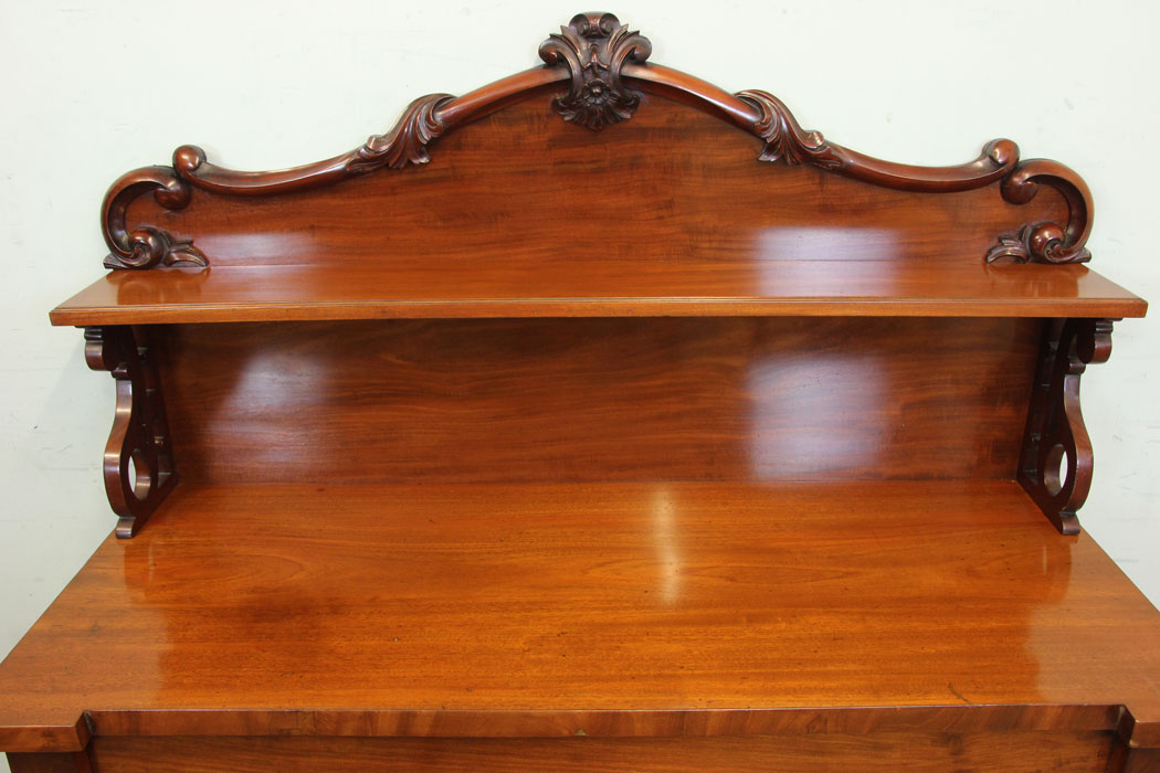 Antique Mahogany Sideboard Chiffonier, Antique Victorian Mahogany Chiffonier Sideboard