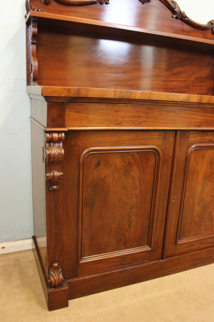 Antique Victorian Chiffonier, Antique Victorian Mahogany Chiffonier Sideboard