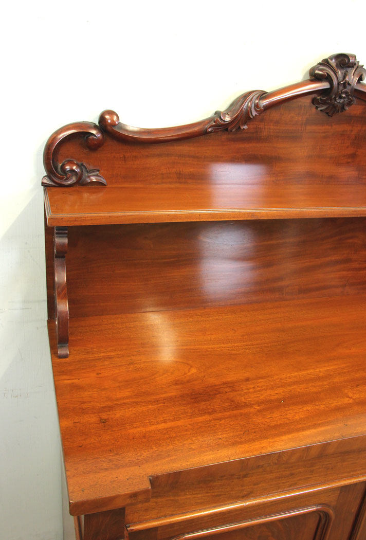 Antique Victorian Mahogany Chiffonier, Sideboard, Antique Victorian Mahogany Chiffonier Sideboard
