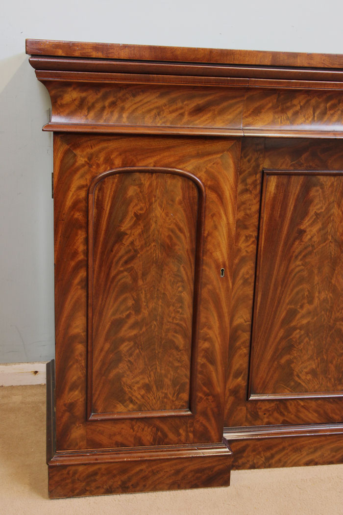 Quality Chiffonier Sideboard, London, Quality Victorian Mahogany Chiffonier Sideboard Base