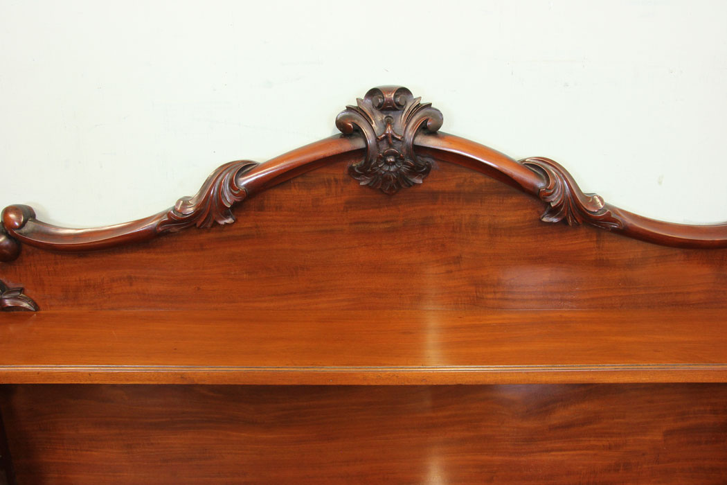 Victorian Mahogany Sideboard Chiffonier, Antique Victorian Mahogany Chiffonier Sideboard