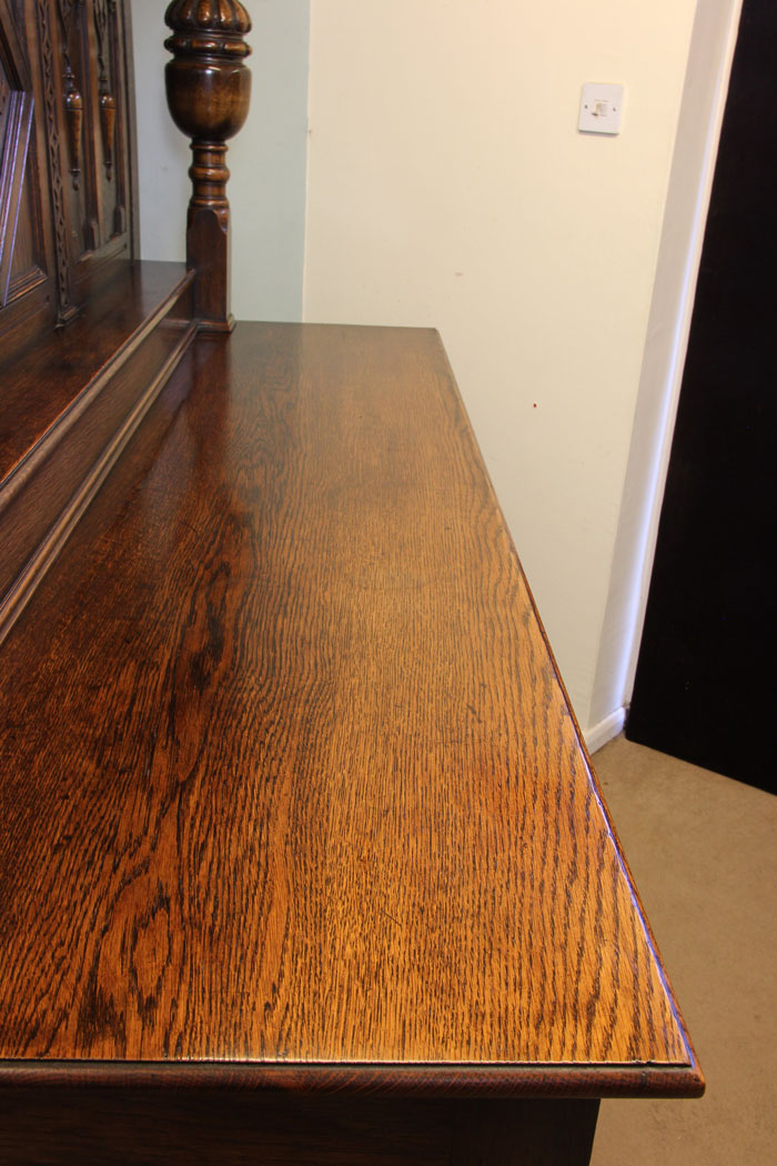 11209r8 Antique Oak Sideboard Dresser, Antique Oak Sideboard Dresser