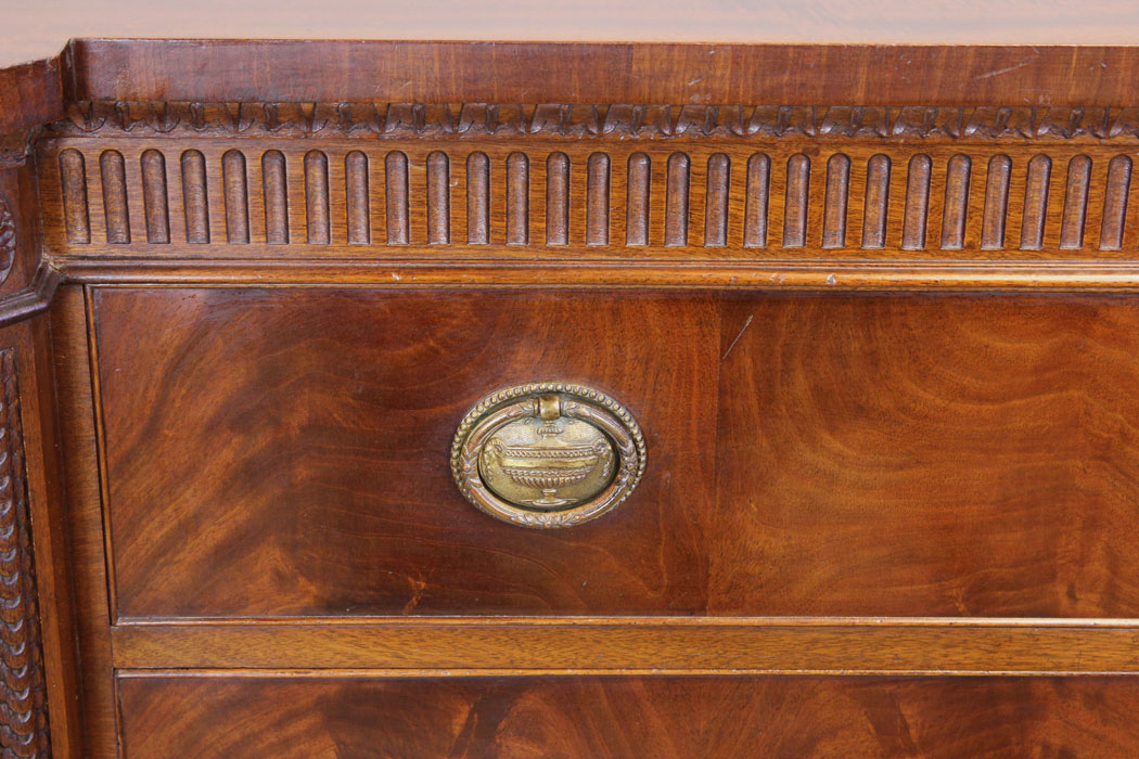 11211r16 Quality Antique Sideboard, Lincolnshire, Antique Mahogany Breakfront Sideboard Dresser