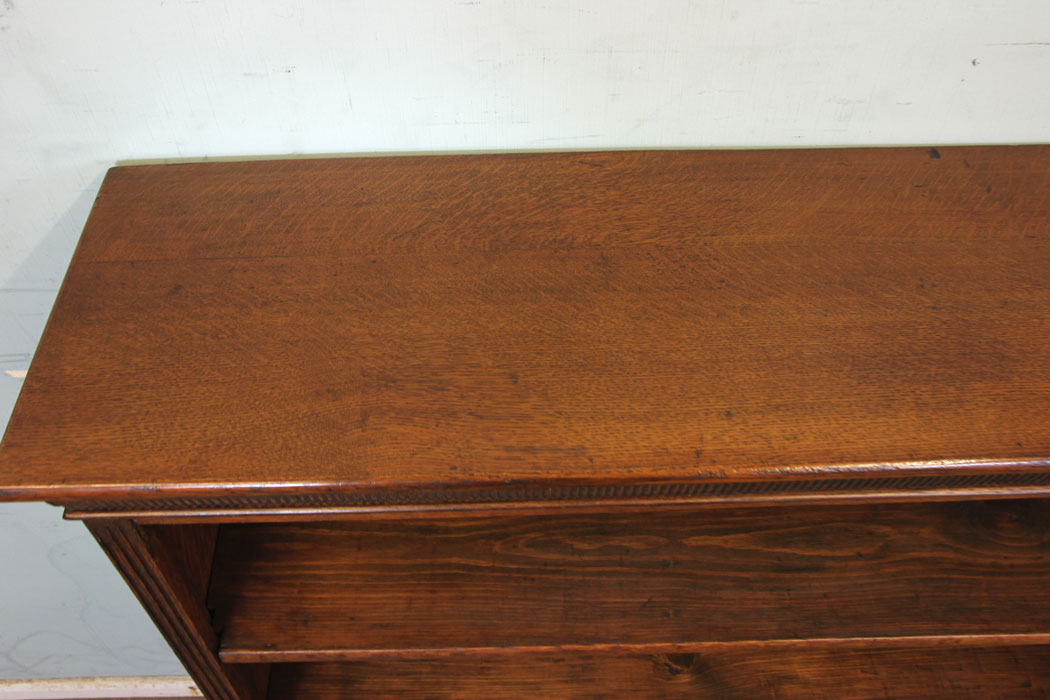 Antique Victorian Open Oak Bookcase11212r14 Antique Victorian Open Oak Bookcase