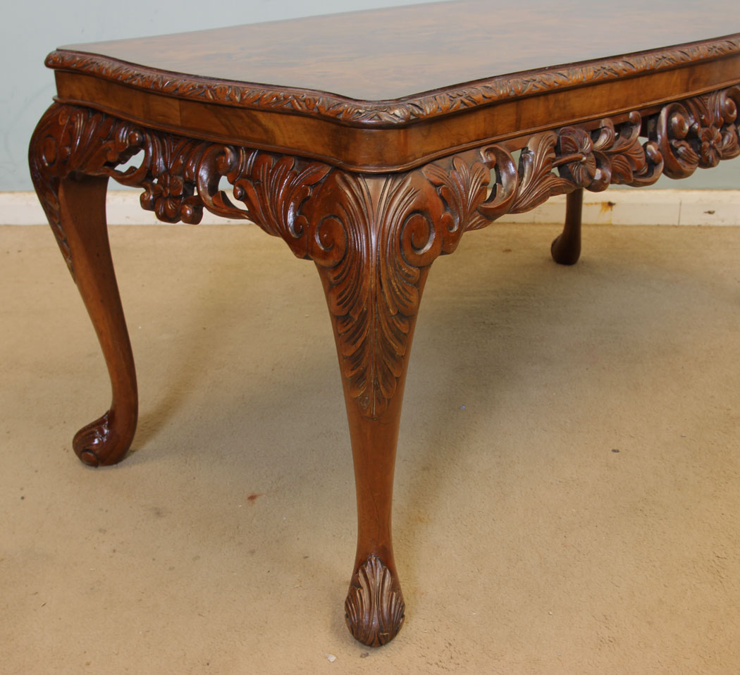 11229r3 Burr Walnut Coffee Table Burr Walnut Coffee Table