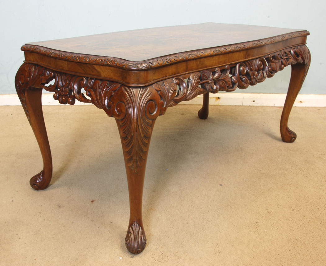 11229r5 Burr Walnut Coffee Table Burr Walnut Coffee Table