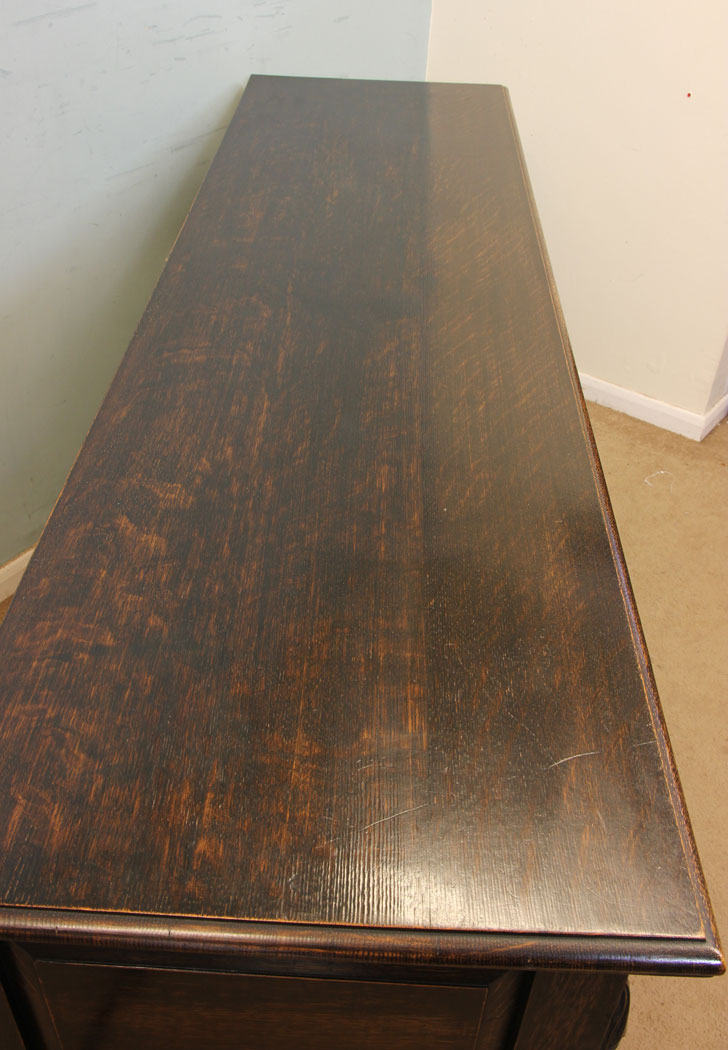 11238r10 Antique Oak Sideboard Dresser Base, Antique Oak Sideboard Dresser Base