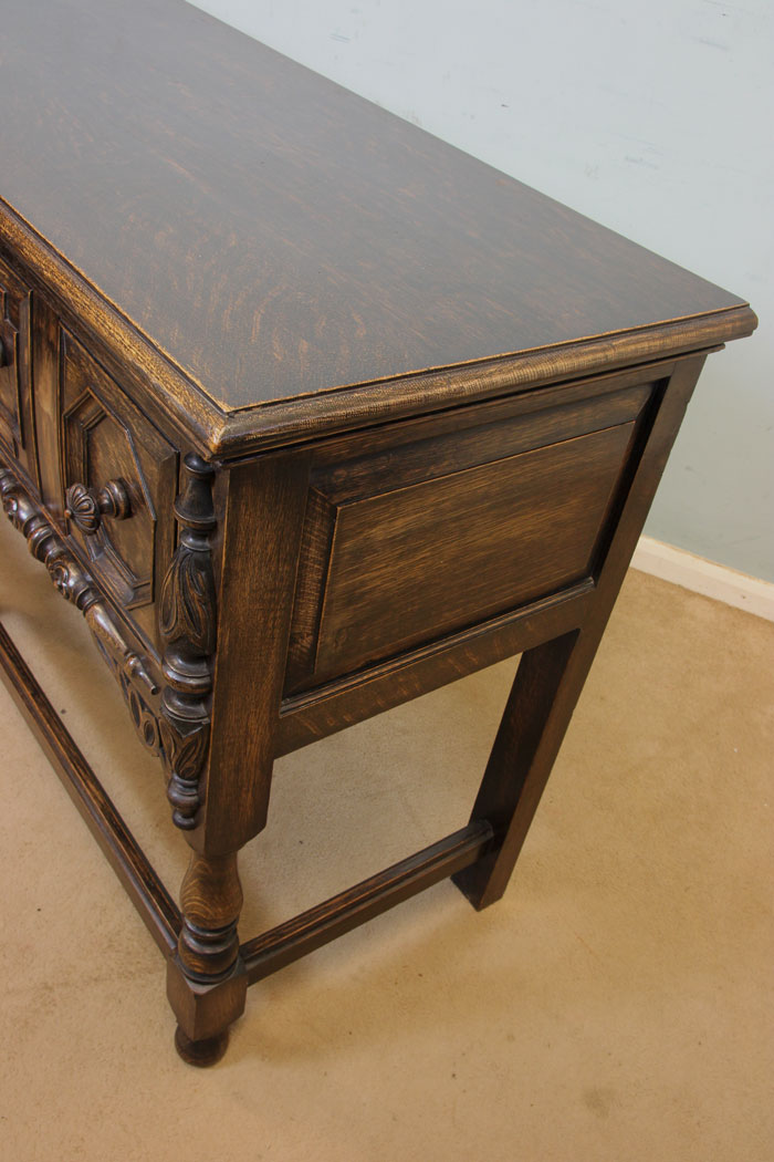 11238r5 Antique Oak Sideboard Dresser Base, Antique Oak Sideboard Dresser Base