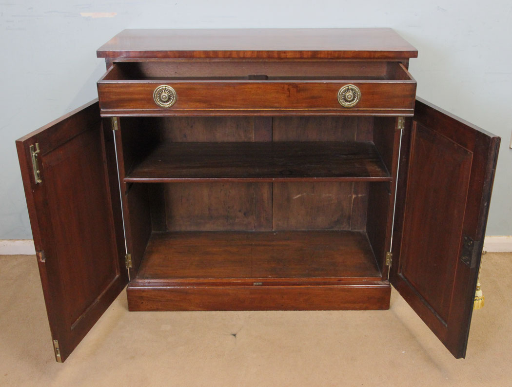 11257r9 Antique Mahogany Chiffonier Sideboard Base, Antique Mahogany Small Chiffonier Sideboard Base