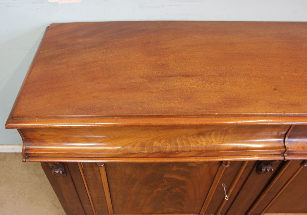 11317r10 Antique Victorian Mahogany Chiffonier Sideboard Base, Antique Victorian Mahogany Chiffonier Sideboard