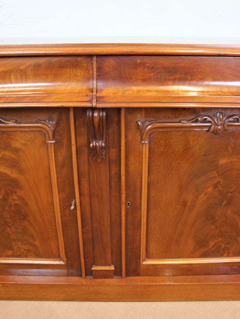 11317r6 Antique Victorian Mahogany Chiffonier Sideboard Base, Antique Victorian Mahogany Chiffonier Sideboard