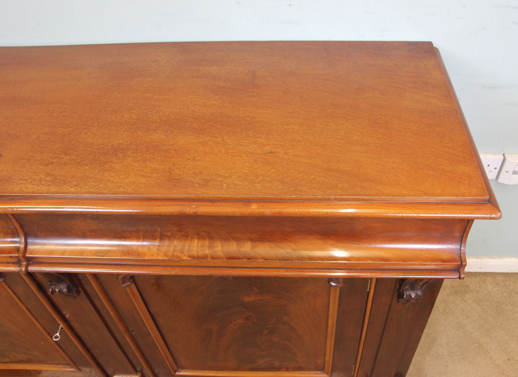 11317r9 Antique Victorian Mahogany Chiffonier Sideboard Base, Antique Victorian Mahogany Chiffonier Sideboard