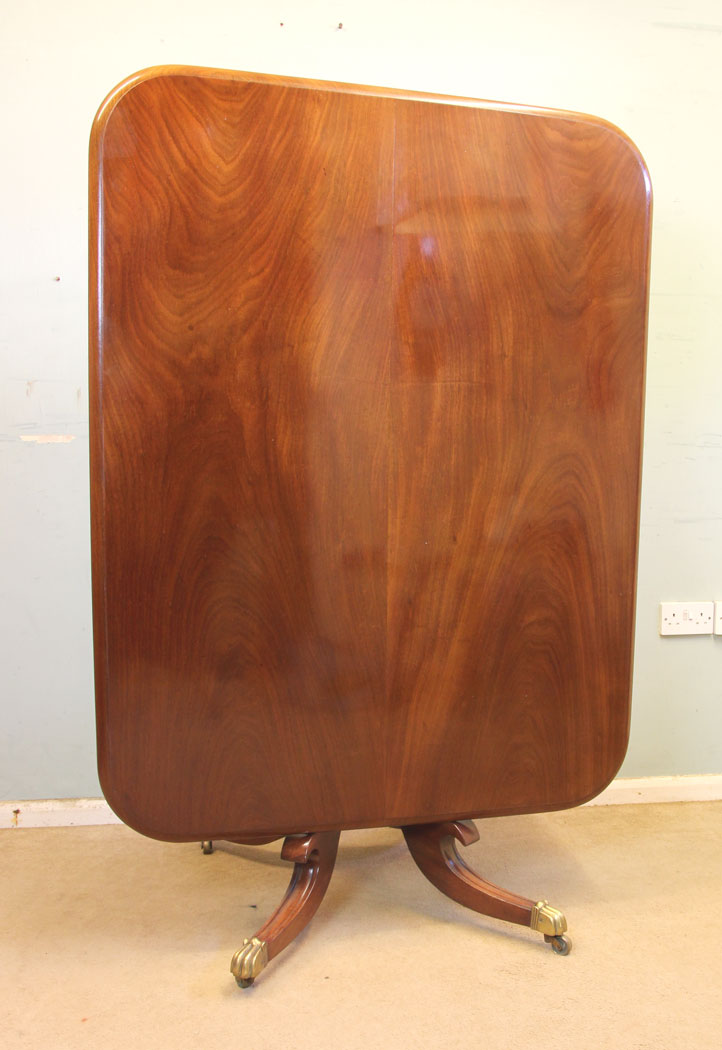 11326r1 Antique 19th Century Mahogany Breakfast Dining Table, Antique Quality 19th Century Mahogany Pedestal Breakfast Dining Table