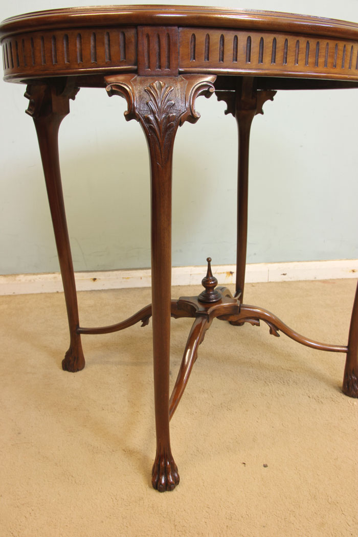 11345r5 Antique Mahogany Oval Centre Side Table, Antique Mahogany Oval Occasional Table