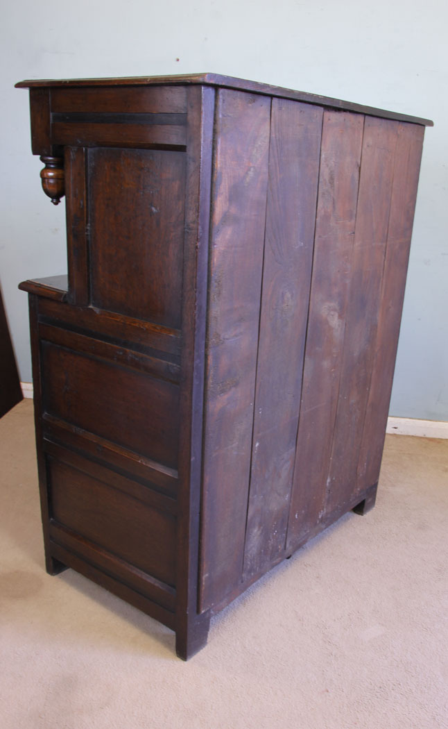 11356r10 Antique Oak Court Cupboard, Antique Carved Oak Sideboard Court Cupboard
