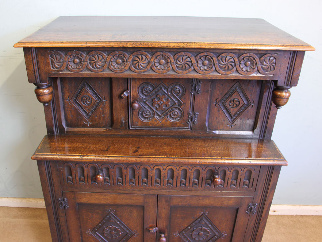 11356r2 Antique Oak Court Cupboard Antique Carved Oak Sideboard Court Cupboard