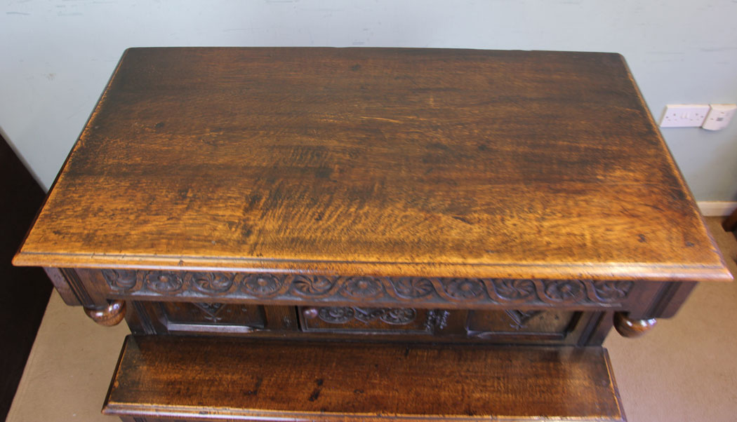 11356r9 Antique Oak Court Cupboard, Cabinet, Antique Carved Oak Sideboard Court Cupboard