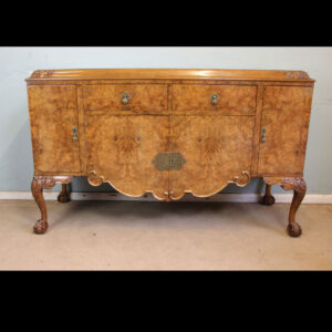 Antique Quality Burr Walnut Sideboard / Server