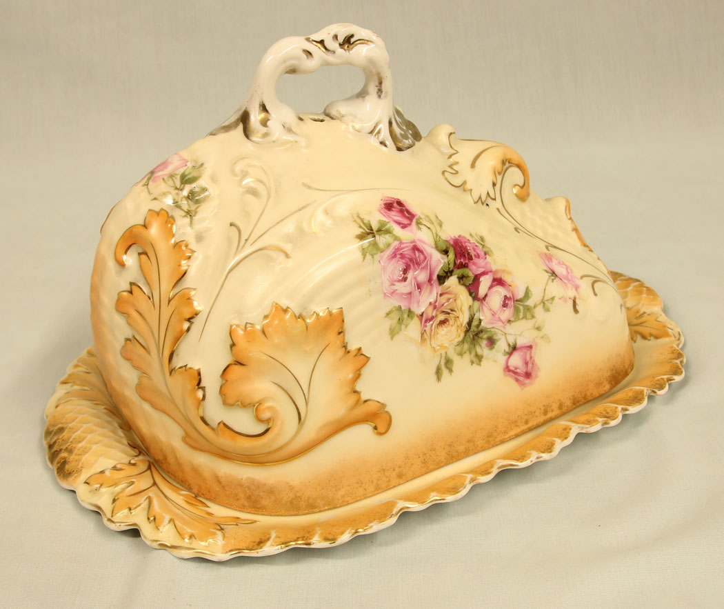 11397r2 Antique Shaped Cheese Dish, Antique Shaped Cheese Dish