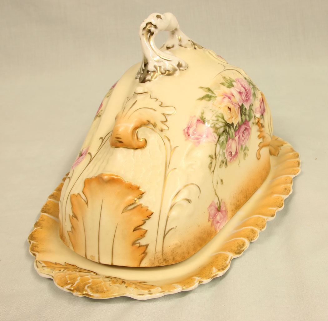 11397r5 Antique Shaped Cheese Dish, Antique Shaped Cheese Dish