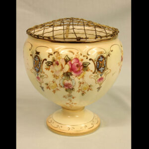 Antique Crown Devon Fieldings Jardiniere Rose Bowl