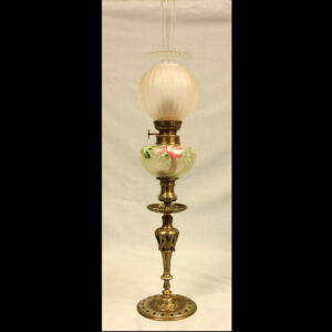Antique Oil Peg Lamp.
