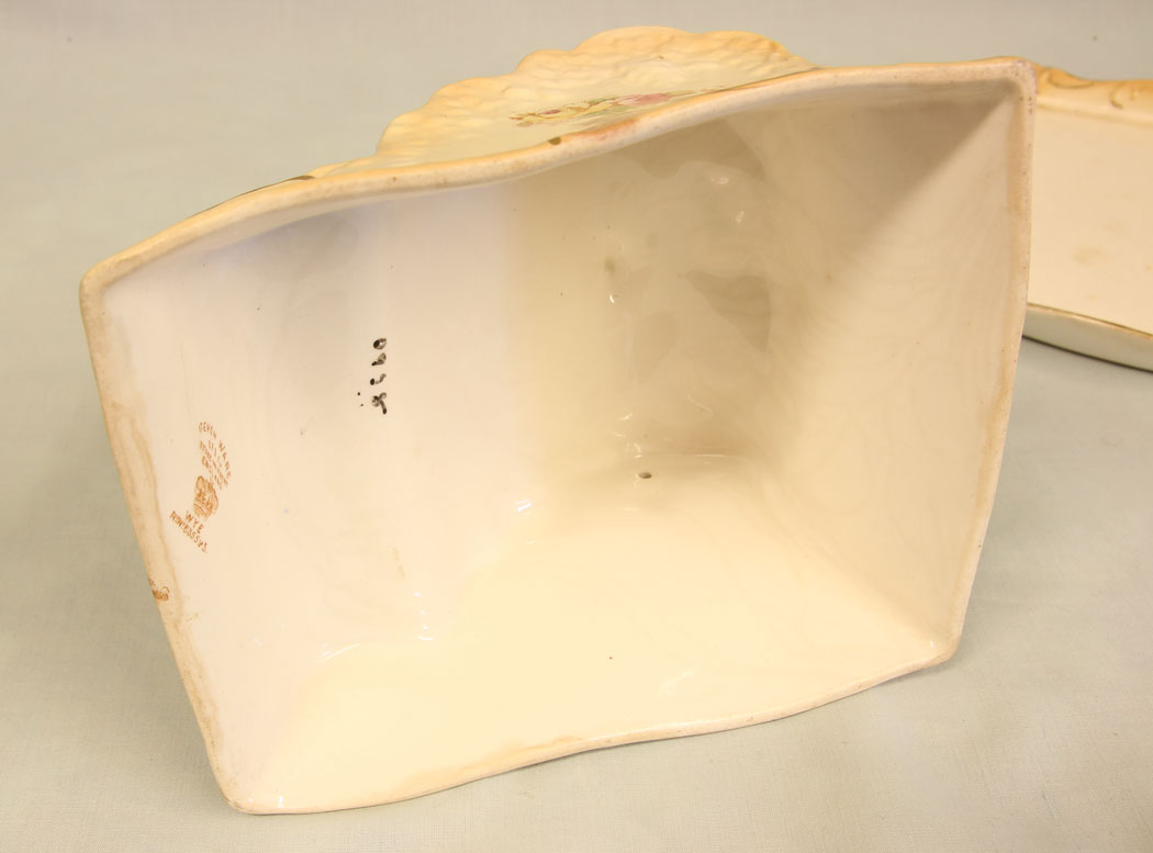 11413r8 Antique Devon Wear Shaped Cheese Dish & Cover, Antique Devon Wear Shaped Cheese Dish & Cover
