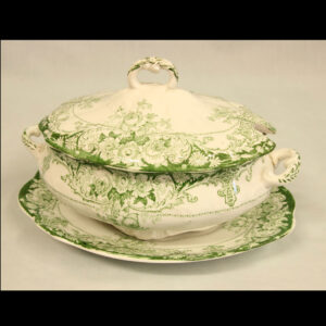 Antique Sauce Tureen on Stand