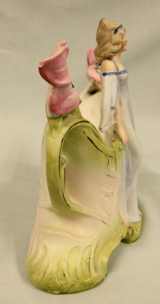 11441r4 Bisque Figurine of Young Lady, Bisque Figurine of Young Lady
