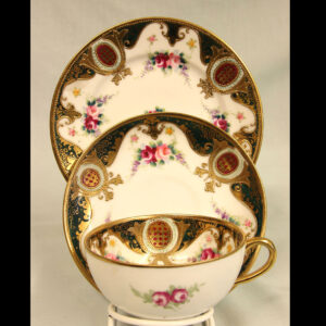 Vintage Noritake Porcelain Trio Cup Saucer & Plate