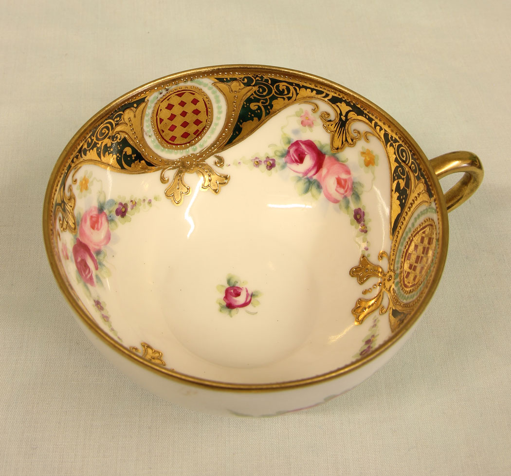11446r6 Noritake Porcelain Trio Cup Saucer & Plate, Vintage Noritake Porcelain Trio Cup Saucer & Plate
