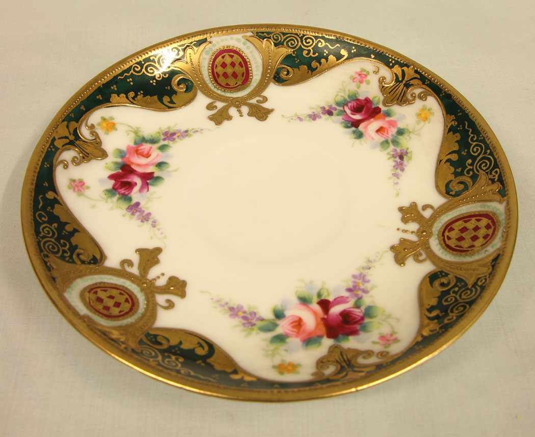 11446r8 Noritake Porcelain Trio Cup Saucer & Plate, Vintage Noritake Porcelain Trio Cup Saucer & Plate