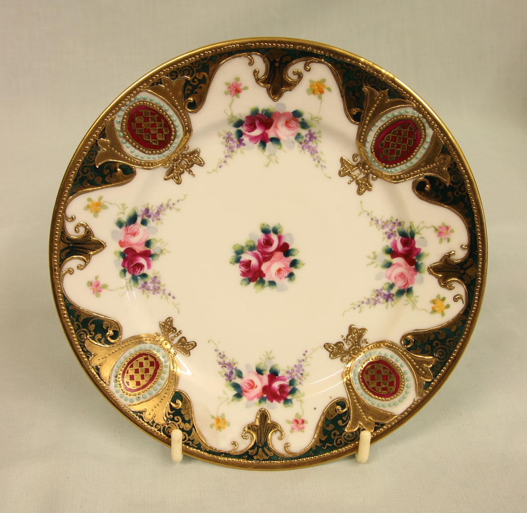 11446r9 Noritake Porcelain Trio Cup Saucer & Plate, Vintage Noritake Porcelain Trio Cup Saucer & Plate