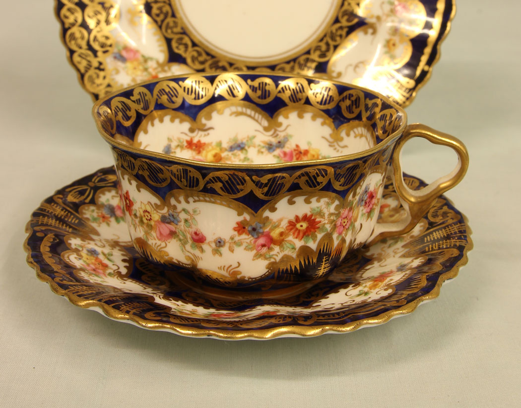 11456r2 Antique Staffordshire Trio, Antique Staffordshire Trio.