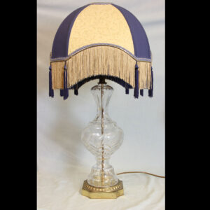 Mid 20th Century Glass Table Lamp
