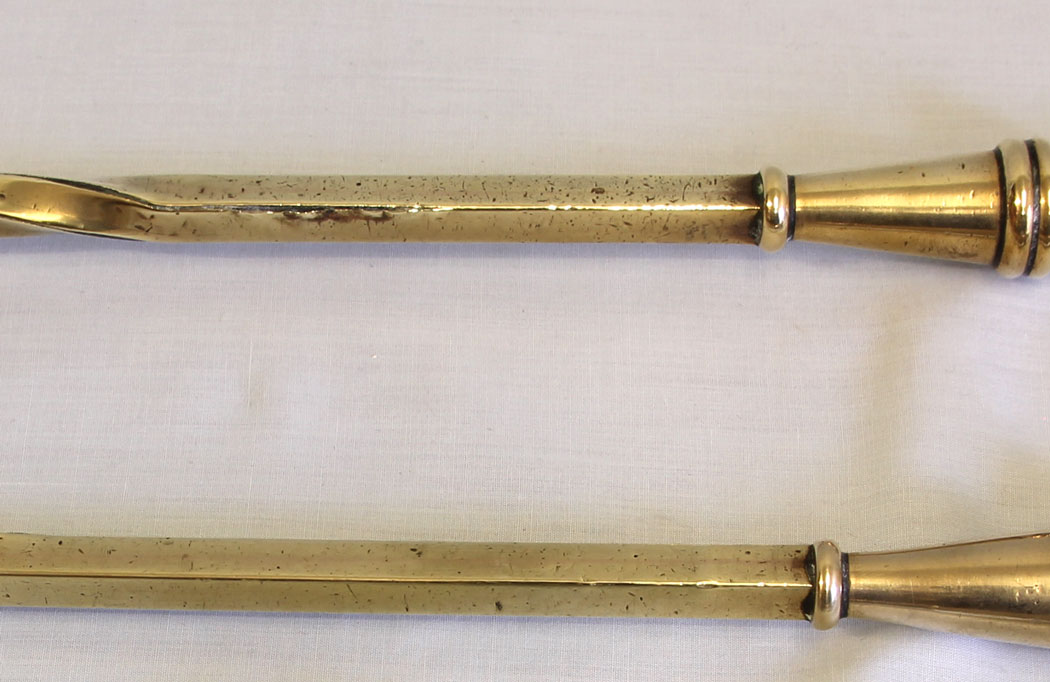 11525r6 Antique Set Fire Irons,