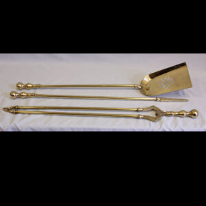 Set Brass Fire Irons