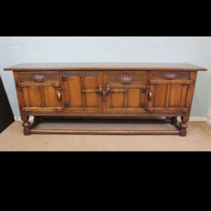 Antique Oak Sideboard Dresser Base