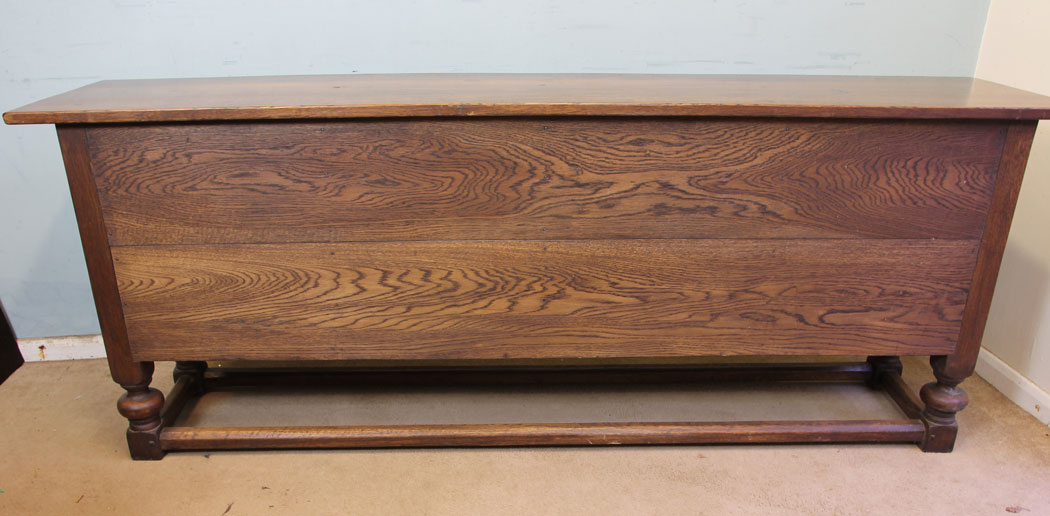 11531r13 Antique Oak Sideboard Dresser Base,